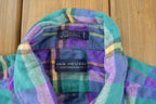 Vintage 1990s Van Heusen Plaid Button Up Shirt
