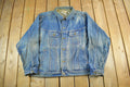 Vintage 1990s Wrangler Rugged Wear Denim Jean Trucker Jacket Men's 2XL