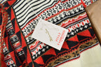 True Vintage 1960s Deadstock Helen Sue Psychedelic Knit Acrylic Cardigan Sweater