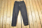 Vintage 1990s Black Structure Denim Jeans Size 32 x 31