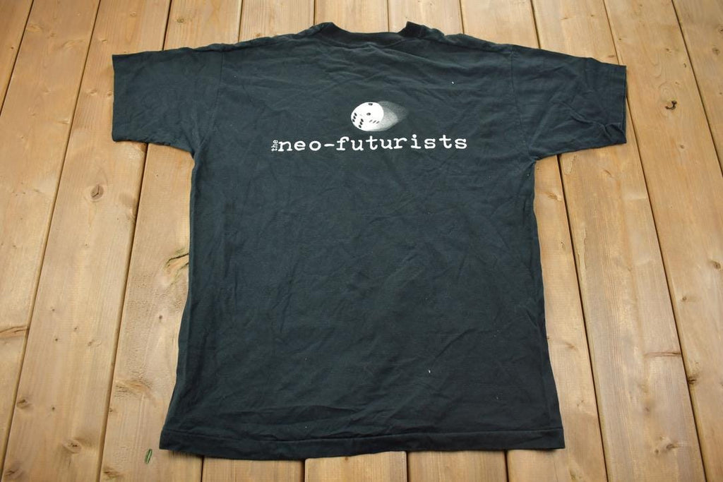 Vintage 1990s T.M.L.M.T.B.G.B The Neo-Futurists Single Stitch Graphic T-Shirt