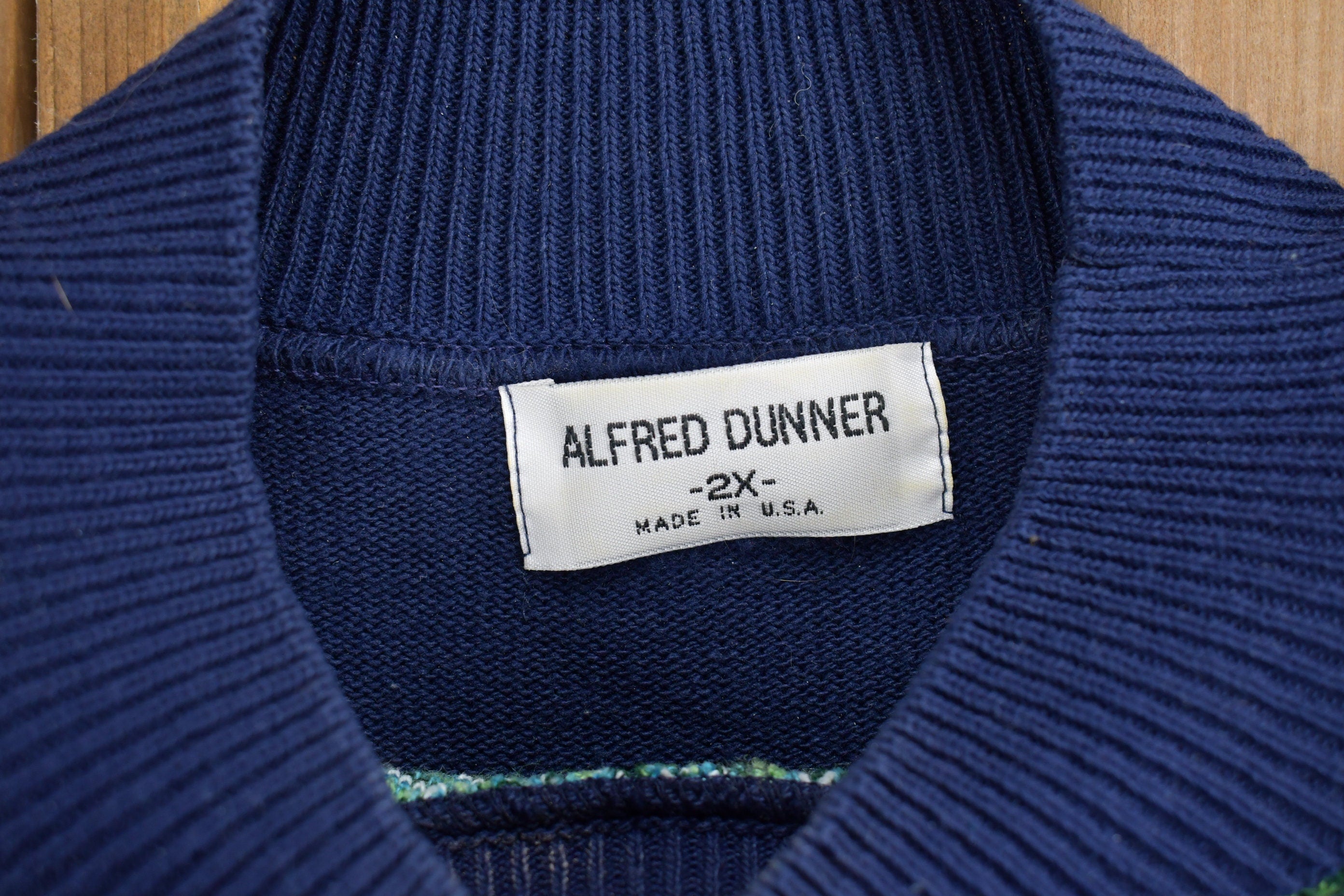 Vintage 1990s Alfred Dunner Floral Knitted Crewneck Sweater