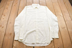 Vintage 1990s Button Up Dress Shirt