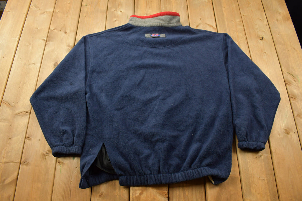 Vintage 1990s Dura Grade Fleece Quarter Zip Sweater  Outdoorsman  90s Sweater  Streetwear  Hiking  Fleece Zip up  Fleece Pullover