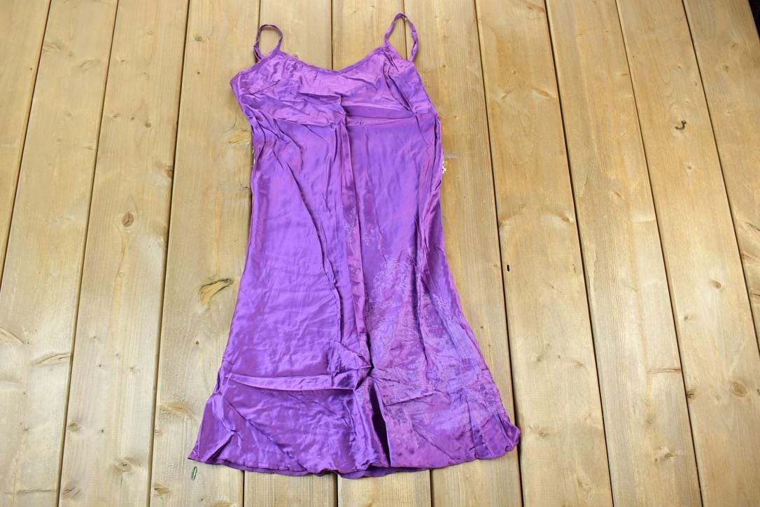 Vintage Y2K Vigos Purple Sequin Mini Dress