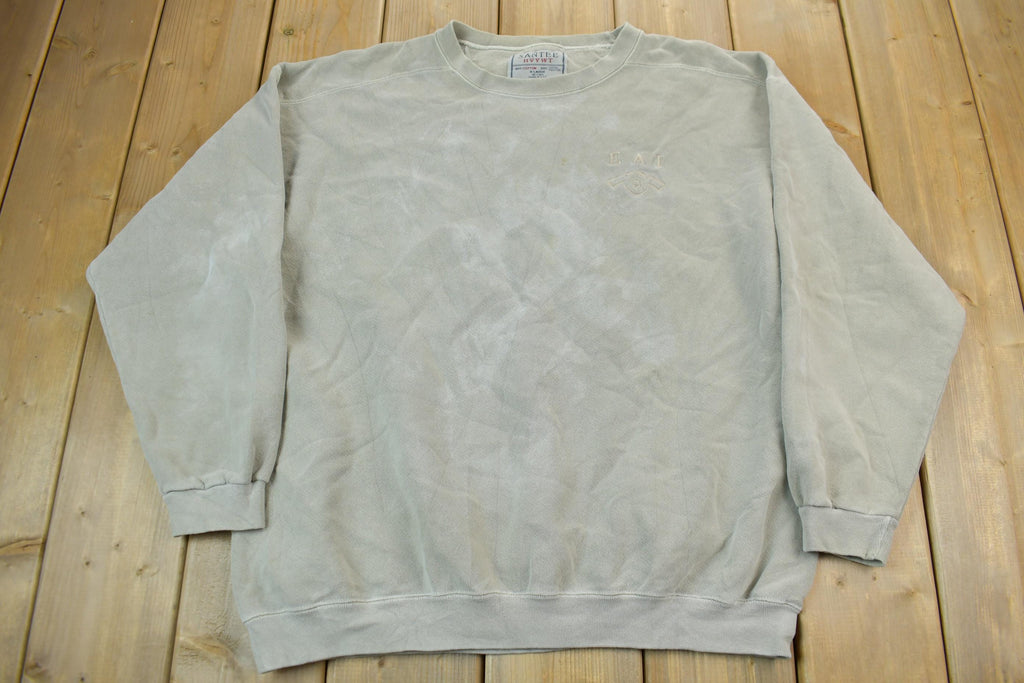 Vintage 1990s Santee HVYWT Crewneck Sweatshirt Made In USA
