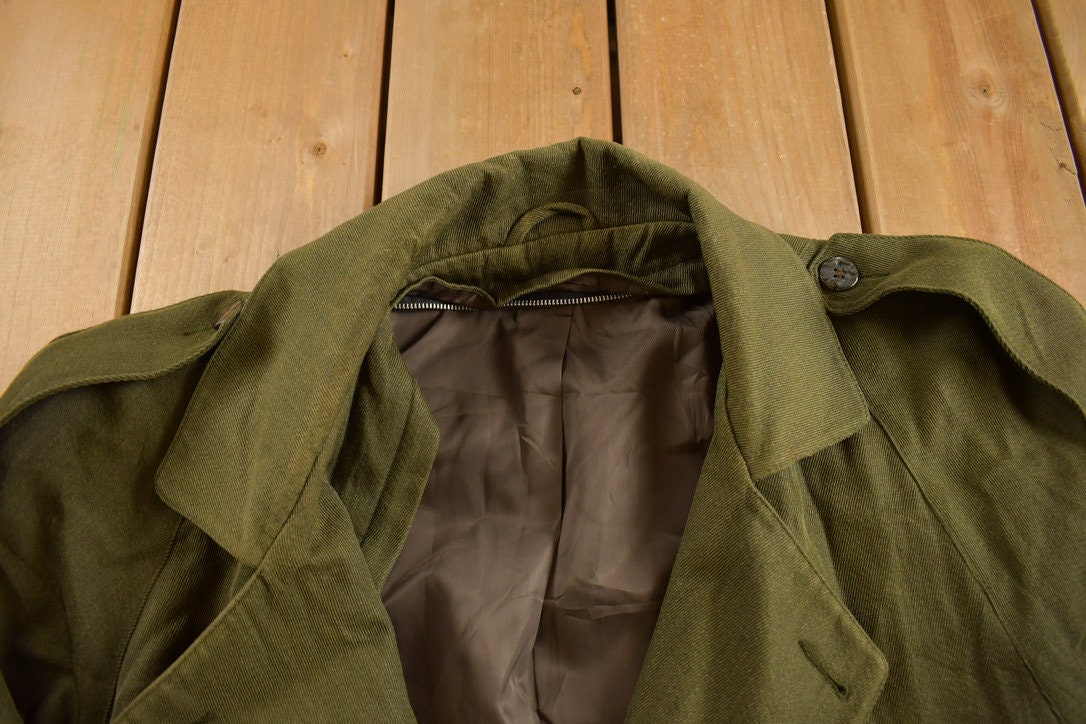 Vintage 1950s OG 107 Military Overcoat
