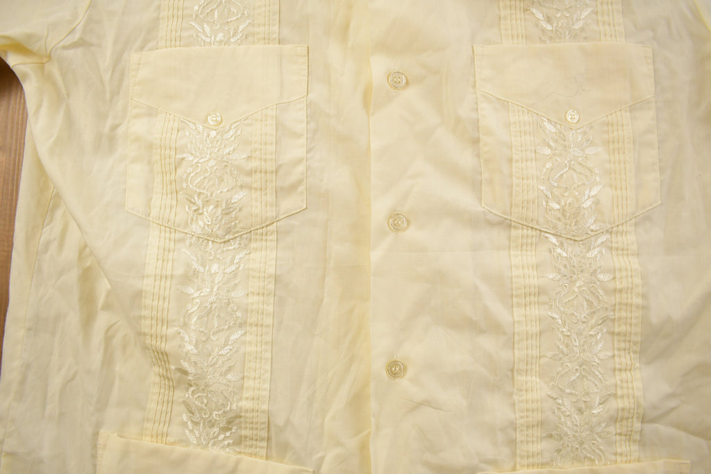 Vintage 1990s Romani Patterned Button Up Shirt