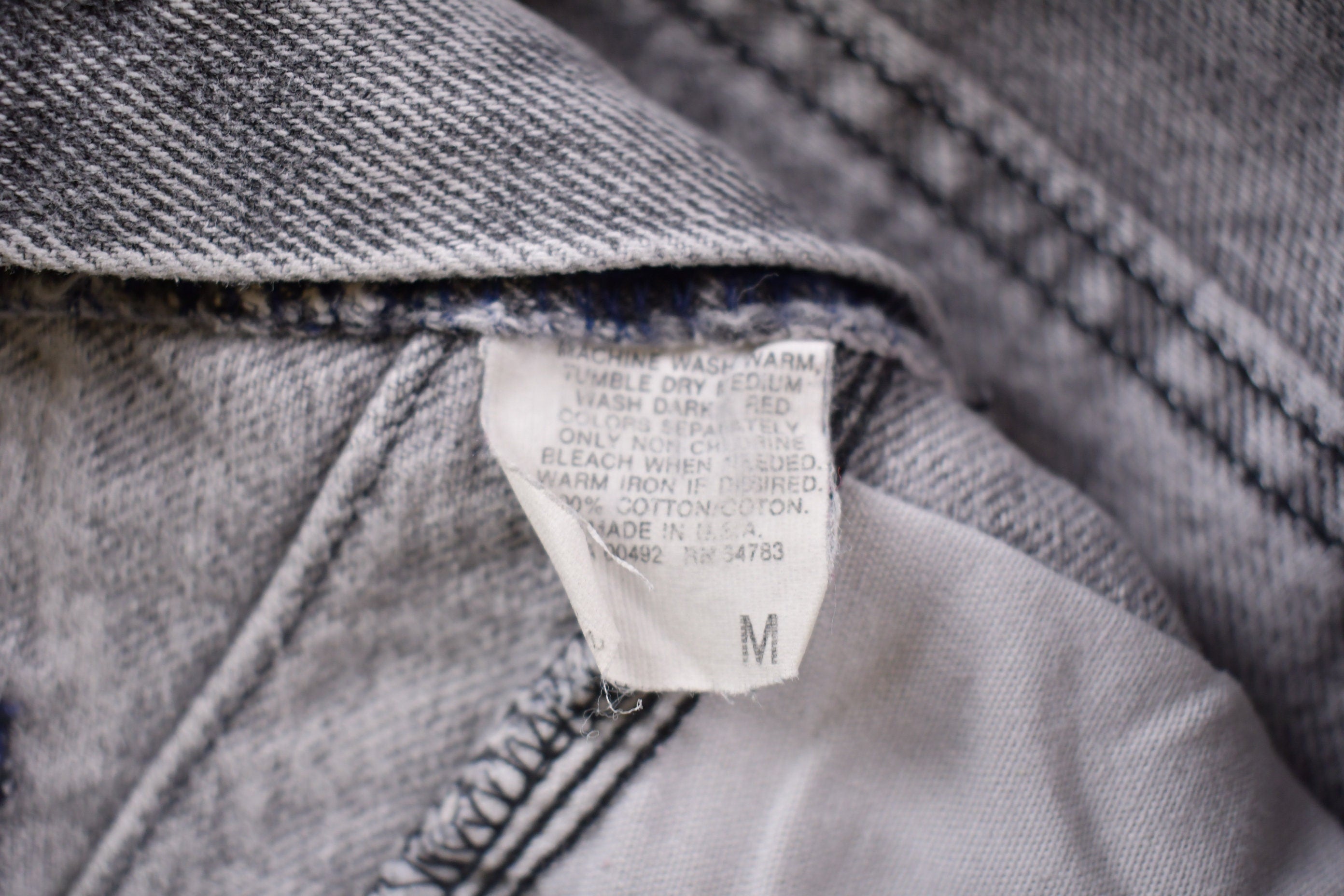 Vintage 1980's Lee Grey Women's Jeans 26 x 30