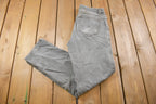 Vintage 1990's International Concepts Grey Jeans 32 x 31