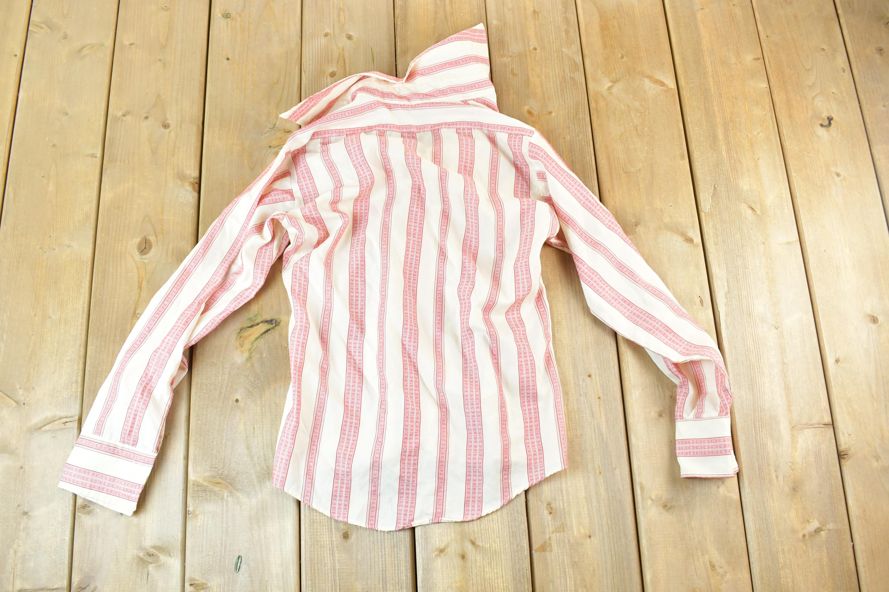 Vintage 1980s Hampshire House By Van Heusen Button Up Shirt
