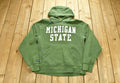 Vintage 1990s University of Michigan State Collegiate Hoodie