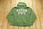 Vintage 1990s University of Michigan State Collegiate Hoodie