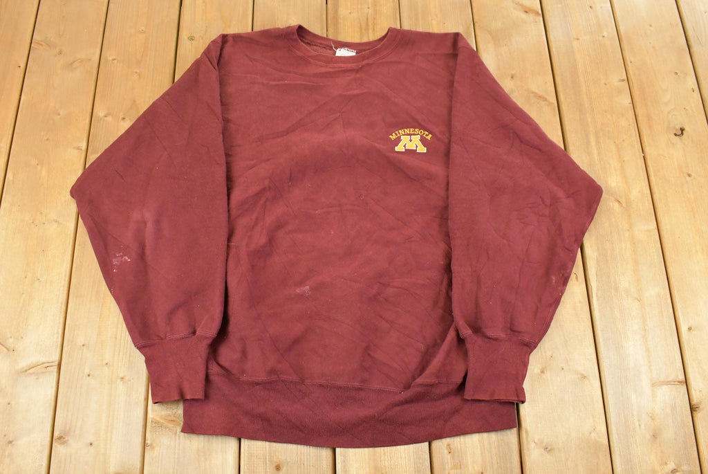 Vintage 1990s University of Minnesota Collegiate Champion Reverse Weave Crewneck Men's XL