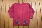 Vintage 1990s Northern Traditions Wool Cable Knit Sweater