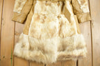 Vintage 1970s Silver Raccoon Fur Coat