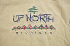 Vintage 1990s Up North Michigan Travel T-Shirt