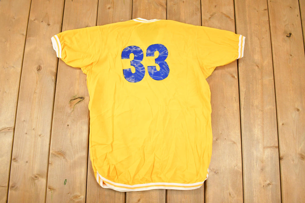 Vintage 1980s Don Alleson Westfield Souvenir Baseball Ringer T-Shirt Men's M