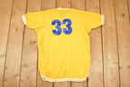 Vintage 1980s Don Alleson Westfield Souvenir Baseball Ringer T-Shirt Men's M