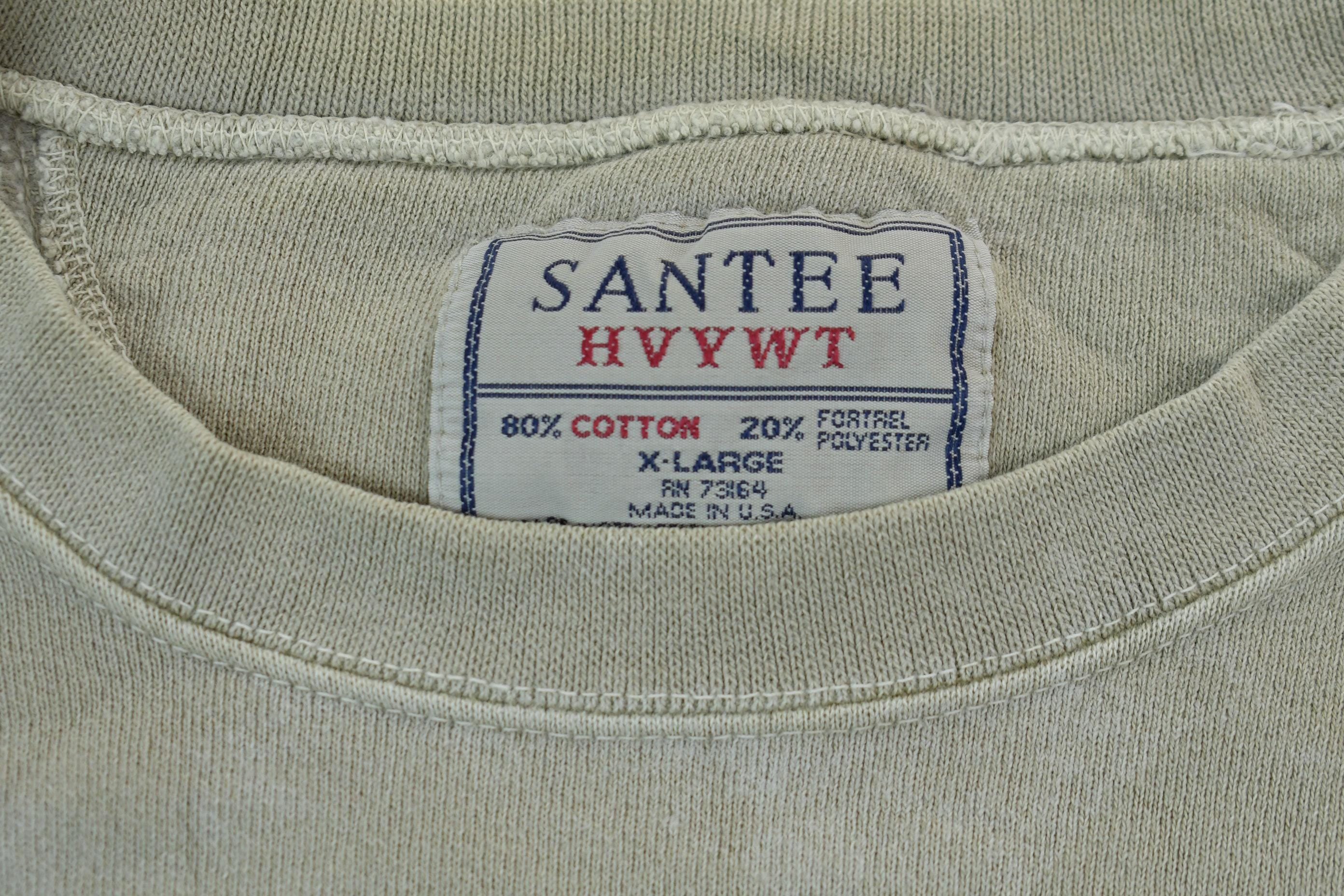 Vintage 1990s Santee HVYWT Crewneck Sweatshirt Made In USA