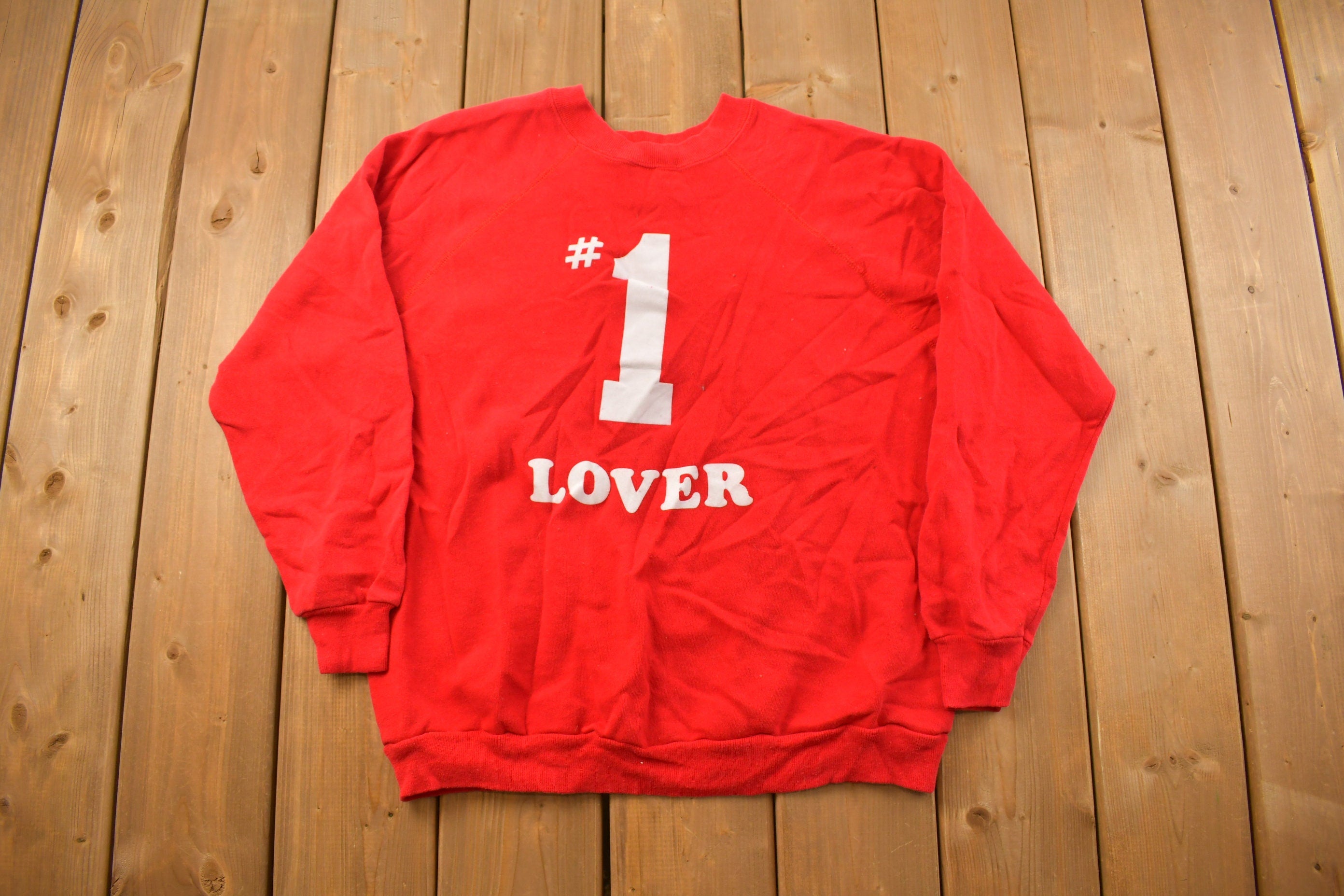 Vintage 1990s Big Chuck #1 Lover Crewneck Sweatshirt