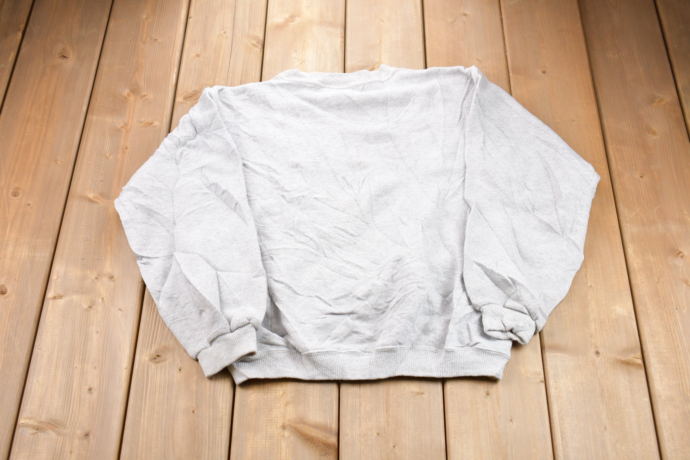 Vintage 1990s Fox Ridge Speedway Embroidered Crewneck Sweatshirt