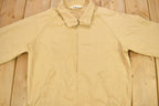 Vintage 1970s Envoy Blank Beige Windbreaker Jacket
