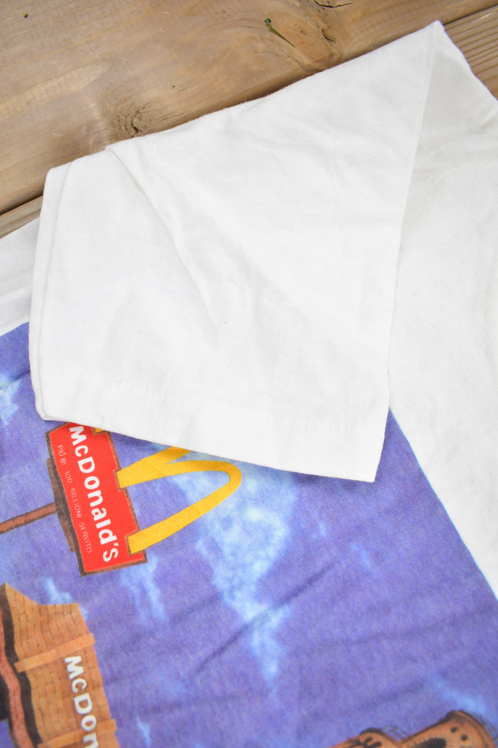 Vintage 1989 Leaning Tower Of McDonalds Graphic T Shirt