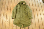 Vintage 1951 Cold Weather Combat Military Parka Jacket Men's S