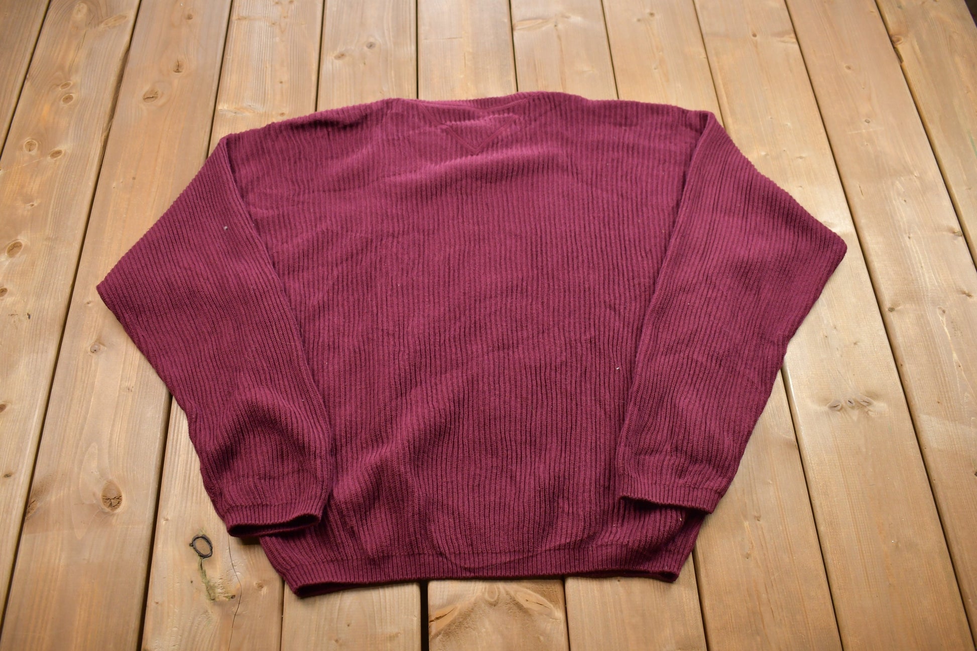 Vintage 1990s Tommy Hilfiger Knitted Crewneck Sweater