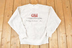 Vintage 1990s Owens And Minor Lee Cross Grain Crewneck Sweatshirt Men's M