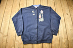 Vintage 1990s Birdhouse Theme Button Up Sweater