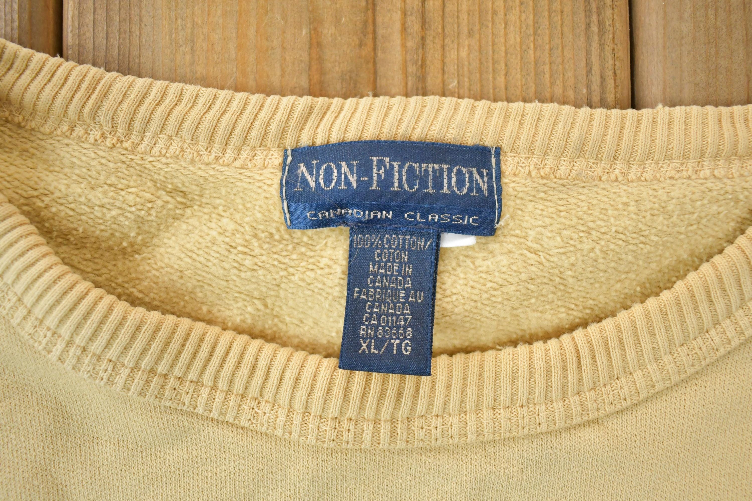 Vintage 1990s Labrador Retriever Nonfiction Crewneck / Souvenir / Vintage Sweatshirt / Outdoorsman / Wilderness Sweatshirt / Made In Canada