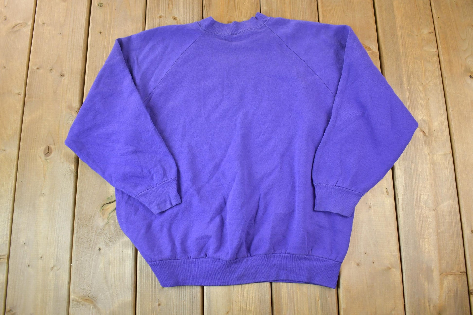 Vintage 1990s Blank Purple FOTM Crewneck Sweatshirt