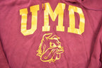 Vintage 1990s University Of Minnesota-Duluth Bulldogs Ice Hockey Collegiate Hoodie