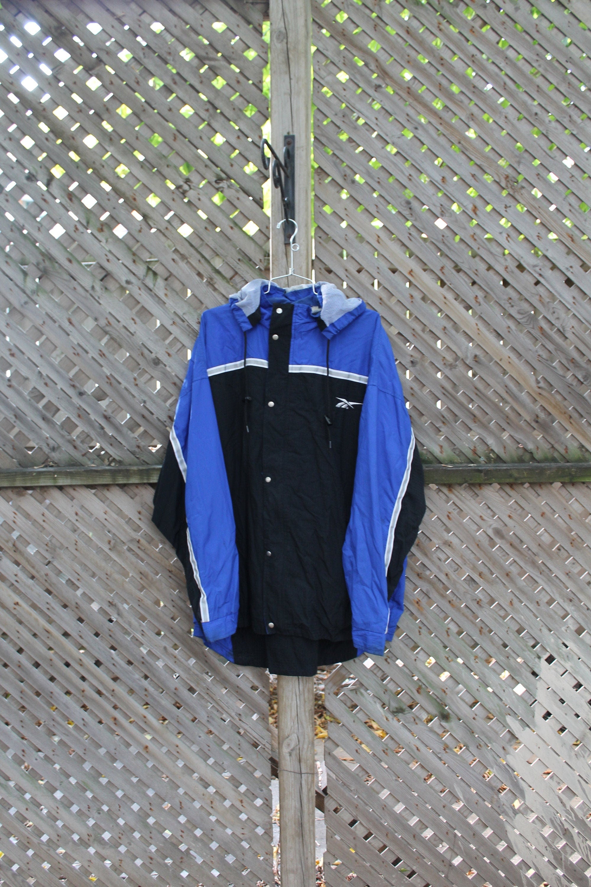 Vintage 1990s Reebok Hooded Windbreaker