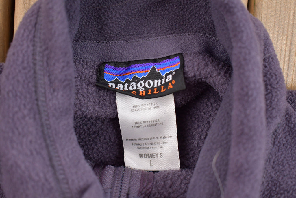 Vintage 1990s Patagonia Synchilla Half Zip Fleece Sweater / Sportswear / 90s Fleece / Streetwear / Athleisure / Hiking / 90s Patagonia
