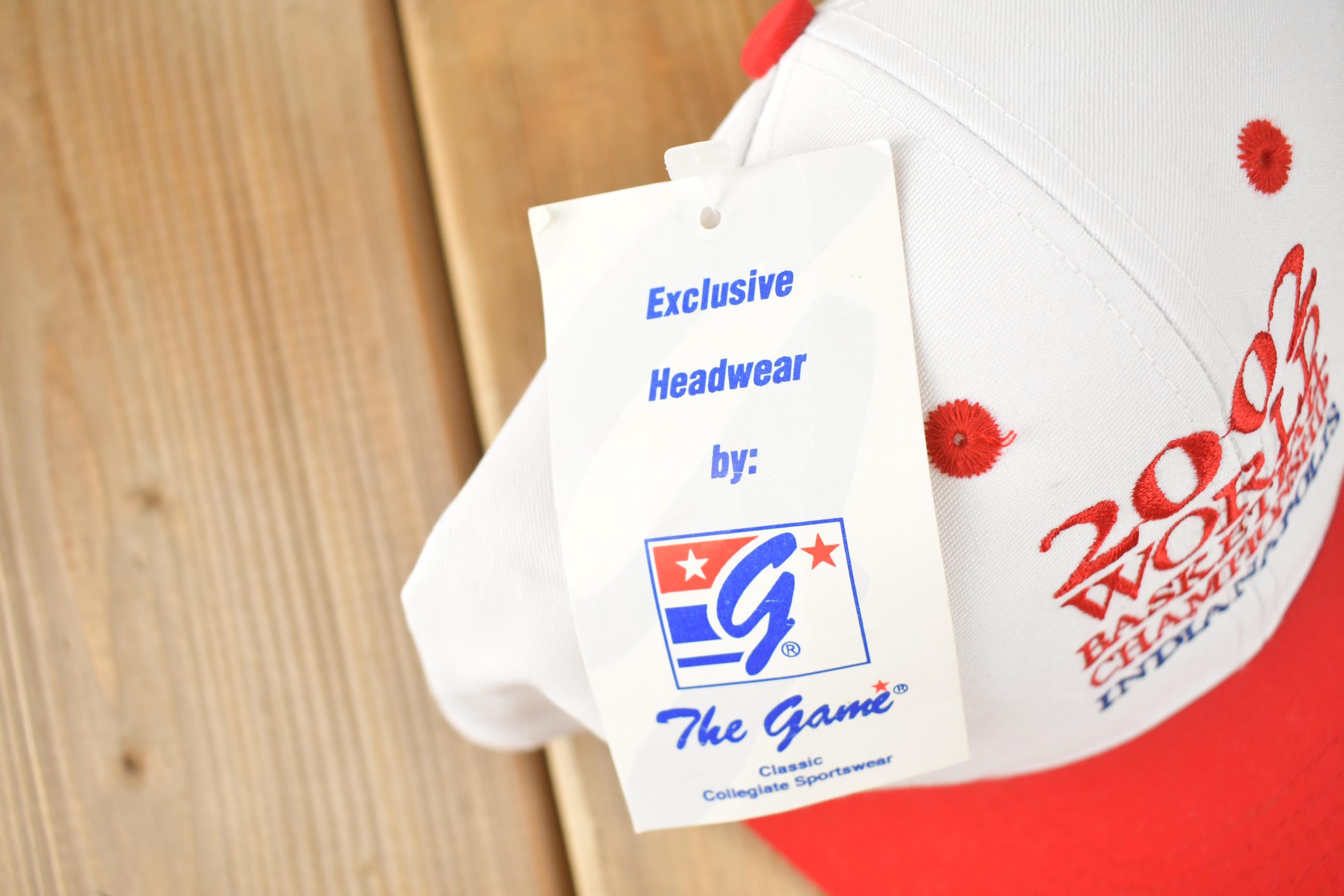 Vintage 2002 Deadstock Indianapolis World Basketball Championship Snap Back Hat