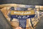 Vintage 1990s Boulevard Club Abstract Button Up Shirt Men's XL