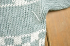 Vintage 1990s Heart Theme Knitted Crewneck Sweater