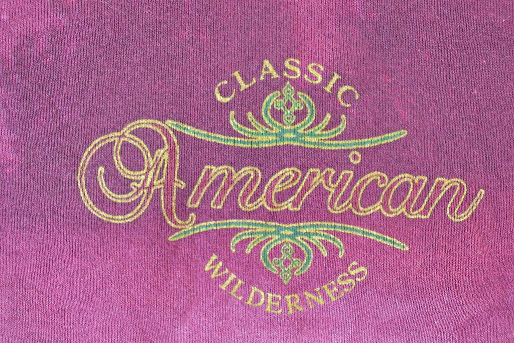 Vintage 1990s Classic American Wilderness Deer Outdoorsman Crew Neck Sweatshirt