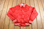 Vintage 1980s Worthington Embroidered Satin Jacket