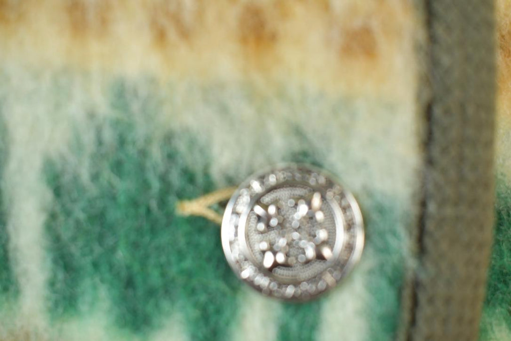 Vintage 1960s Patterned Mohair Cardigan Sweater /