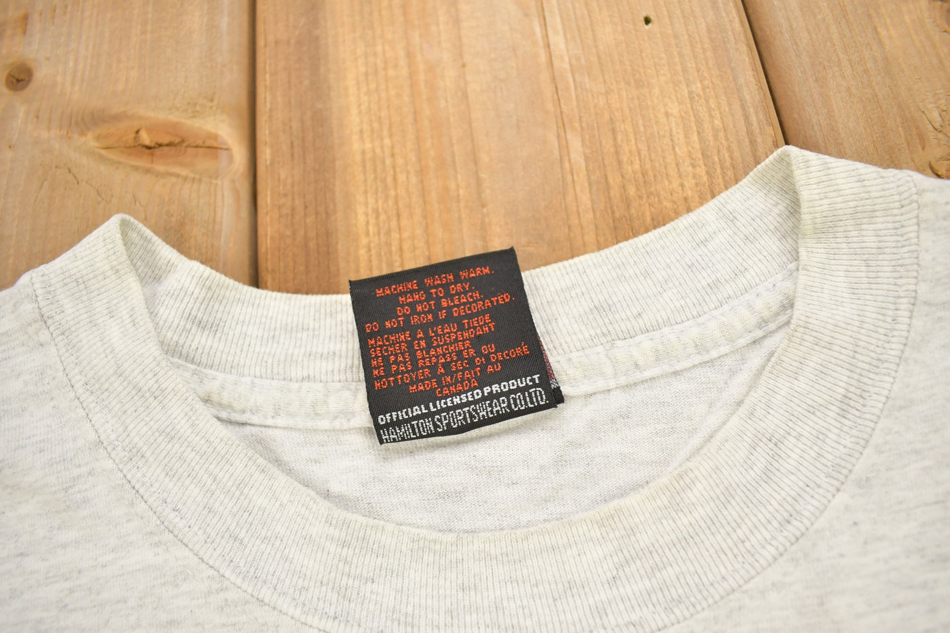 Vintage 1990s Lethbridge Harley Davidson Alberta Canada T-Shirt Made In Canada