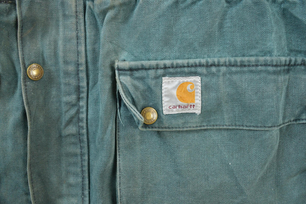Vintage 1990s Distressed Carhartt Blanket Lined Jacket Made In USA