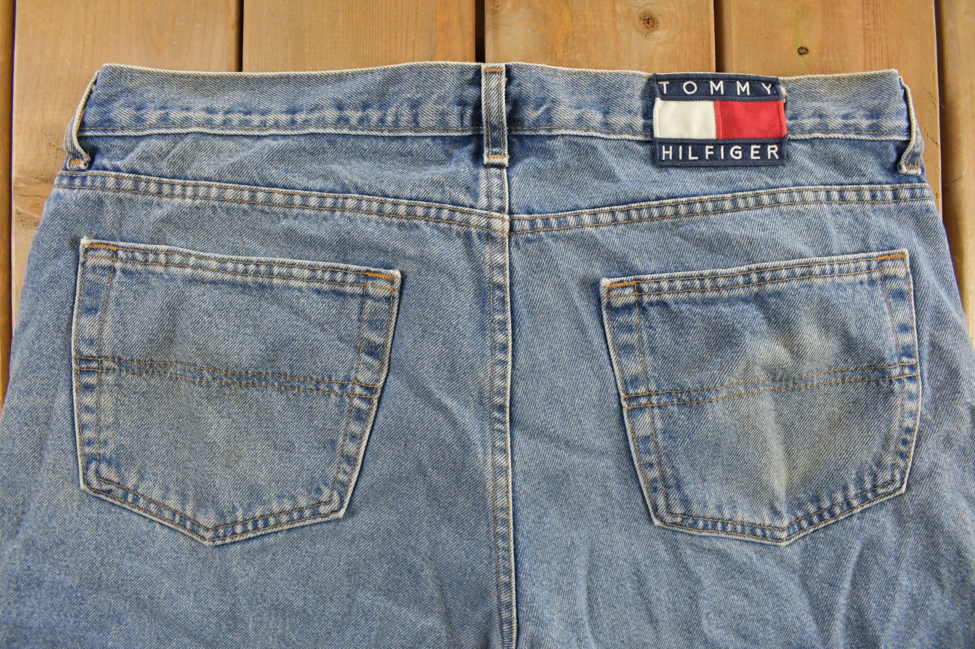 Vintage 1990s Tommy Hilfiger Denim Jeans Size 38 x 30