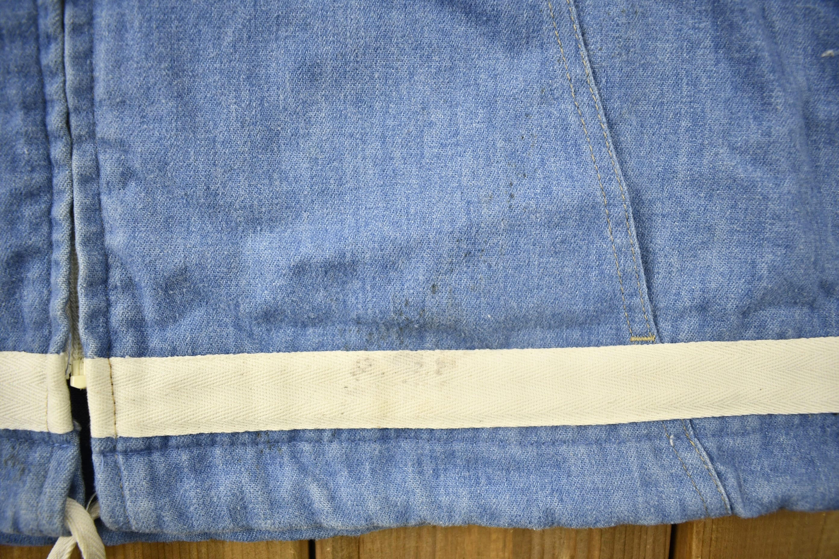 Vintage 1970s Levi's Orange Tab Denim Zip Up Jacket