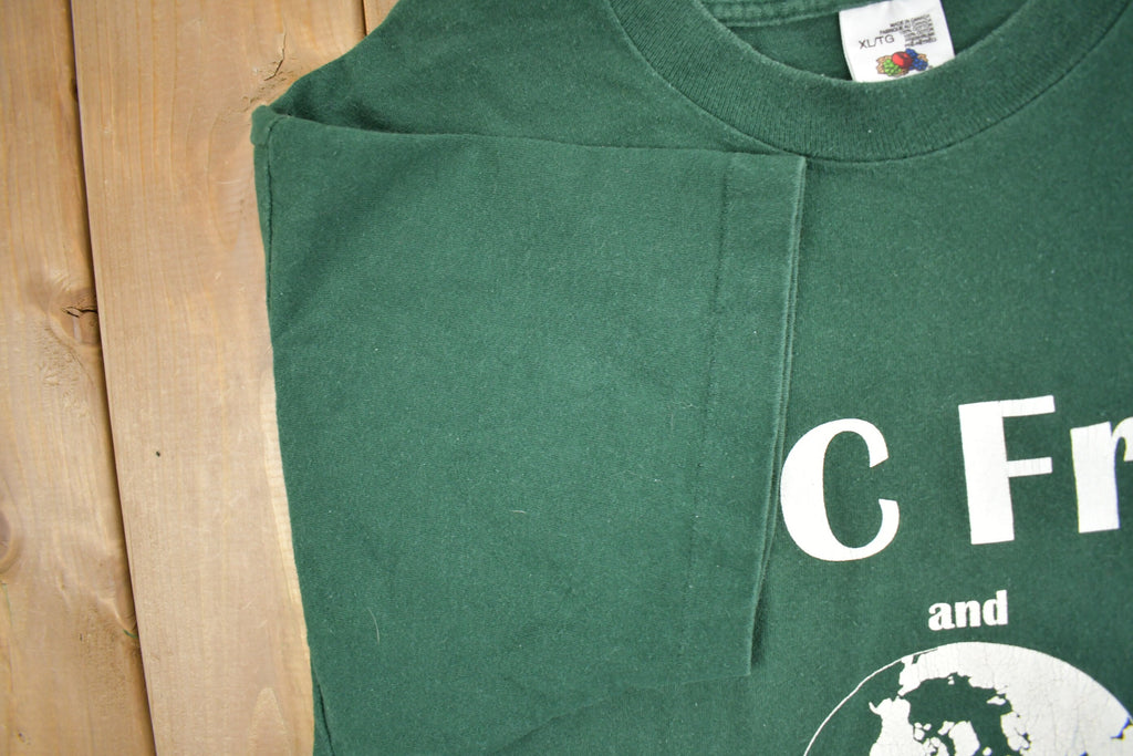 Vintage 1990s CFC Free And Friendly Allied Signal Aerospace Graphic T Shirt
