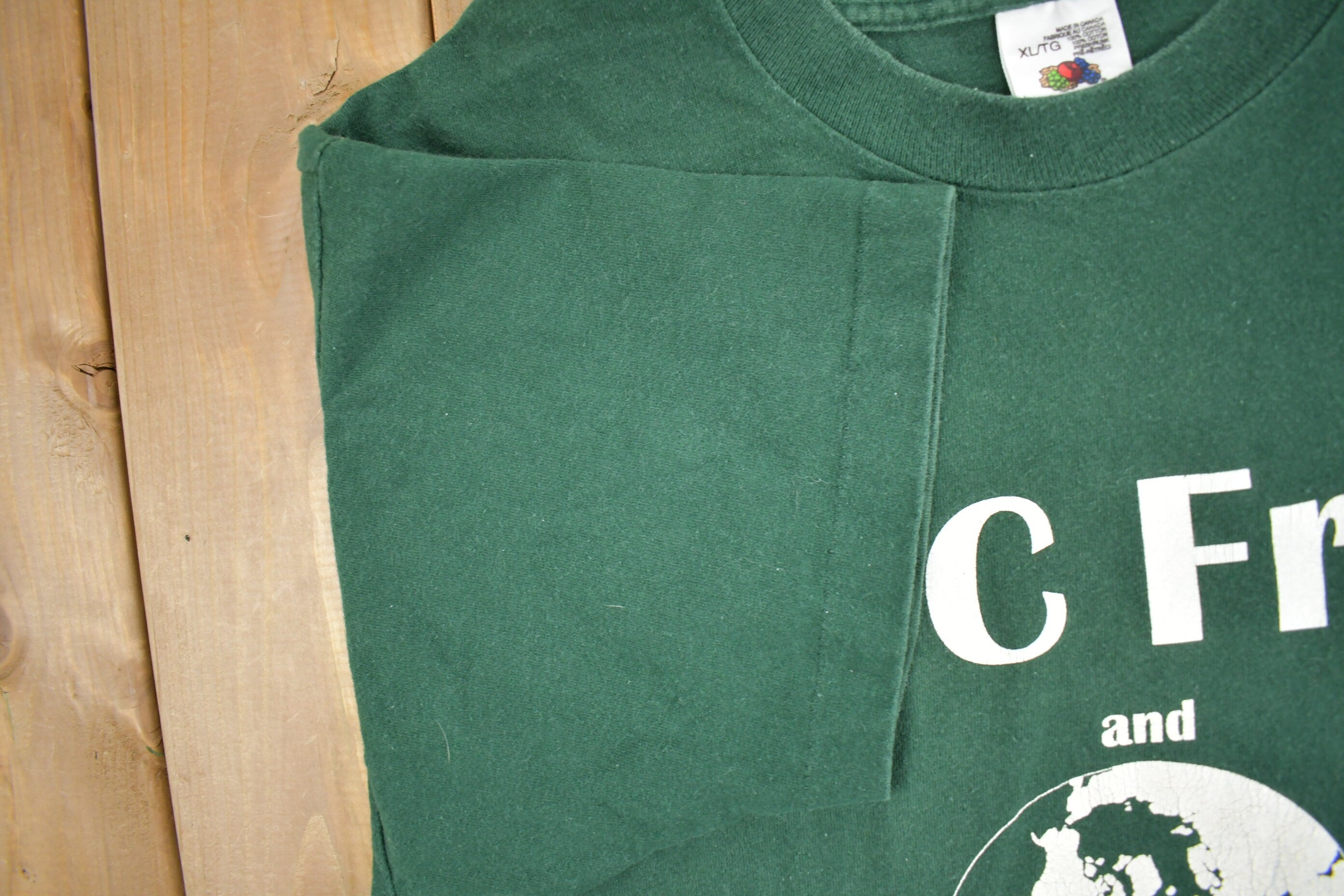 Vintage 1990s CFC Free And Friendly Allied Signal Aerospace Graphic T Shirt