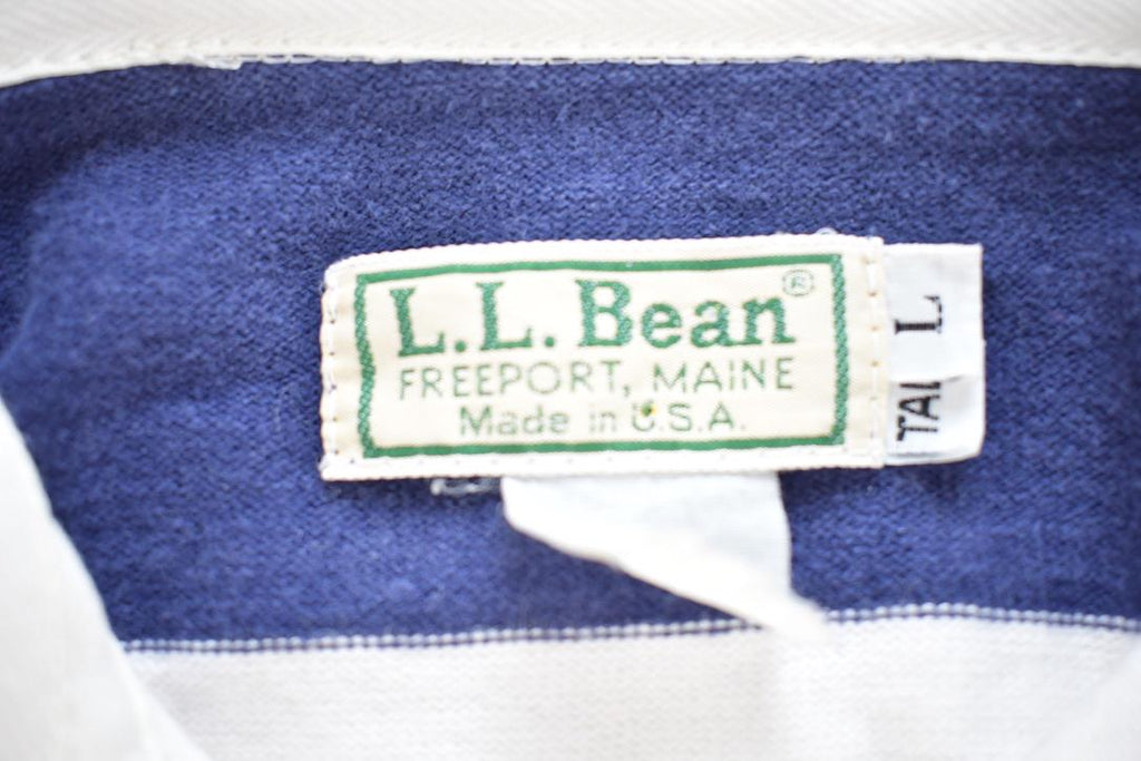 Vintage 1980s L.L. Bean Long Sleeve Button Up Shirt Made In USA